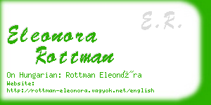 eleonora rottman business card